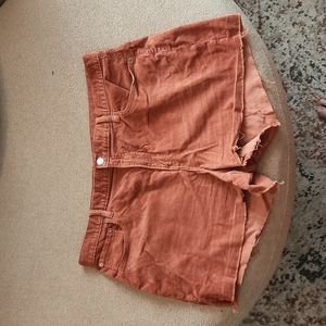 Gap Burnt Orange Corduroy Shorts